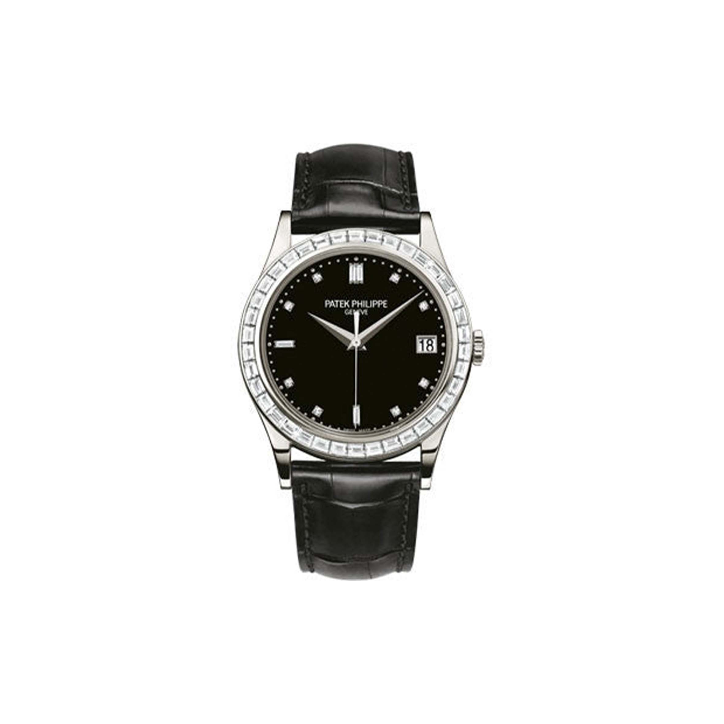 PATEK PHILIPPE CALATRAVA PLATINUM 38MM WATCH 5298P-010